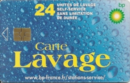 CARTE-PUCE-GEM 6--LAVAGE-BP-24-UNITES-TBE - Car Wash Cards