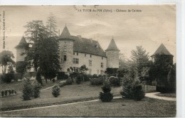 CPA 38 LA TOUR DU PIN CHATEAU DE CUIRIEN 1928 - La Tour-du-Pin