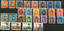 EGYPT..1922-1938..Set Old Stamps Of EGYPT...used. - Ongebruikt