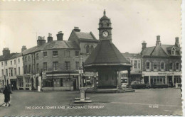 BERKS - NEWBURY - THE CLOCK TOWER AND BROADWAY RP - Other & Unclassified