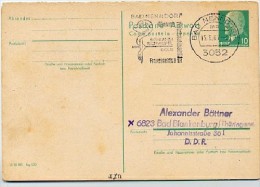 SCHLAMM SCHWEFEL SOLE Bad Nenndorf 1967 Auf DDR Antwort-Postkarte P 77A - Hydrotherapy