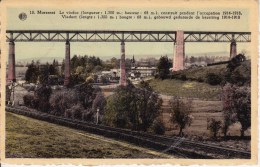 Moresnet   Le Viaduc:   Gebouwd: 1914-1918   ( Met Kreuk Onderaan - Zie Scan) Gekleurde FOTO-kaart - Plombières