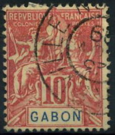 France : Gabon N° 20 Oblitéré Année 1904 - Usati