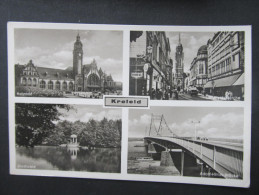 AK KREFELD Hitlerbrücke Bahnhof 1940  //  D*11020 - Krefeld