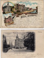 ALLEMAGNE - OLDENBURG - LOT DE 2 CARTES - GRUSS AUS OLDENBURG -  Grossherzogl. Schloss U. Lambertikirche - Oldenburg