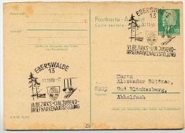 WAPPEN EBERSWALDE 1968 Auf  DDR Antwort-Postkarte P 77A - Covers