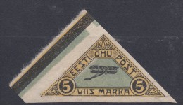 Estonia Estland 1920 Airmail Mi#14 Mint Hinged - Estonie