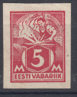 Estonia Estland 1922 Mi#37 B Mint Hinged - Estonie