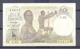 AOF French West Africa 10 Fr 1950  XF - West African States