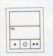 1000 Preis-Etiketten Klein 8€ Text 2zeilig Kennzeichnung Von Telecard Marken Münzen In Steckkarten/Alben LINDNER #802024 - Material