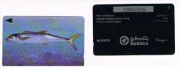 BAHRAIN  - BATELCO (GPT)  - 1996 FISH: SPANISH MACKEREL (CHAN'AAD)     CODE 40BAHH     -    USED  - RIF. 326 - Fische