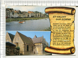 SAINT VALERY SUR SOMME  -  2 Vues Et Légende - Saint Valery Sur Somme