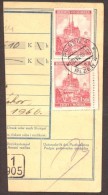 BuM0286 - Böhmen Und Mähren (1940) Pilsen 4 - Plzen 4 / (1/905) / Prag 55 - Praha 55 (Postal Money Order) Tariff: 3,00K - Lettres & Documents