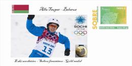 Spain 2014 - XXII Olimpics Winter Games Sochi 2014 Special Prepaid Cover - Alla Tsuper - Winter 2014: Sochi