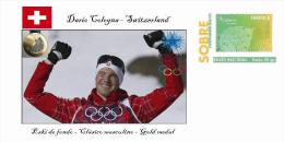 Spain 2014 - XXII Olimpics Winter Games Sochi 2014 Special Prepaid Cover - Dario Cologna - Winter 2014: Sochi