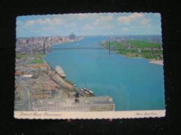 USA-10 / America - Amerika - Amérique /   Detroit River Panorama - Michigan  / Detroir - Detroit