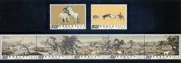 Taiwan 1970 Ancient Chinese Painting Stamps -Hundred Horses Horse - Ongebruikt