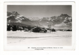 SUISSE  /  CHESIÈRES  ( VAUD ) /  VUE SUR LES DENTS DE MORCLES , GLACIERS DU TRIENT ET DENTS DU MIDI  /  Edit. KUNZ - Morcles