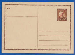 Slowakei; Ganzsache 80 H; Ceskoslovensko Overprinted - Cartes Postales