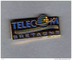 Pin´s  FRANCE  TELECOM, TELECOM  BRETAGNE - France Telecom