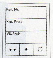 Preisetiketten 1000x Groß Neu10€ Text 3-zeilig Kennzeichnung Von Briefmarken In Steckkarten+Alben LINDNER #802023 - Pinzas, Lupas Y Microscopios