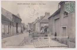 SAINT ARNOULT EN YVELINES : RUE BASSE - ECRITE EN 1919 - 2 SCANS - - St. Arnoult En Yvelines