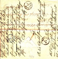 POLAND Prephilatelic 1856 BOCHNIA To TARNOW Cover - ...-1860 Prephilately