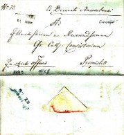 POLAND Prephilatelic 1849 CHYROW To PRZEMYSL Full Letter - ...-1860 Prephilately