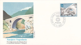 Yugoslavia 1982 Sarajevo Bridge FDC - FDC