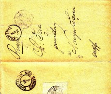 POLAND Prephilatelic 1898 KALWADA To NOWY SACZ Full Letter - ...-1860 Prephilately