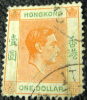 Hong Kong 1938 King George VI $1 - Used - Usati