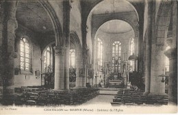 Chatillon Sur Marne Intérieur De L'Eglise - Châtillon-sur-Marne