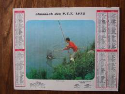 Peche /chasse/1calendrier Des Postes  1975.  Dept Du VAR(83) - Grossformat : 1971-80