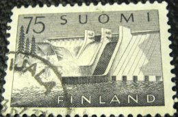 Finland 1959 Pyhakoski Dam 75M - Used - Used Stamps