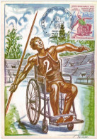 Thème Jeux Olympiques - Carte Philatélique Premier Jour - Jeux Mondiaux Des Handicapés Physiques Saint Etienne 1970 - Jeux Olympiques