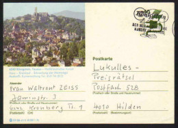 6240 - KÖNIGSTEIN - BRD - TAUNUS / 1976  GANZSACHE - BILDPOSTKARTE (ref E351) - Cartes Postales Illustrées - Oblitérées