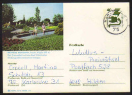 8939 - BAD WÖRISHOFEN  - BRD - BAYERN / 1976  GANZSACHE - BILDPOSTKARTE (ref E342) - Cartes Postales Illustrées - Oblitérées