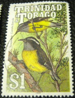 Trinidad And Tobago 1990 Bananaquit $1 - Used - Trinidad & Tobago (1962-...)