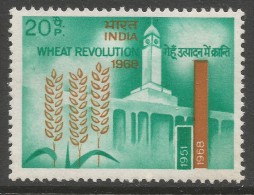 India. 1968 Wheat Revolution. 20np MH - Nuevos