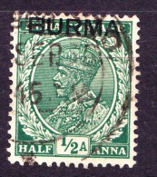 Burma, 1937, SG   2 Used - Birma (...-1947)