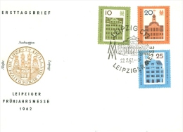 DDR Leipzig SST 1962 Leipziger Messe Theater FDC - Lettres & Documents