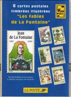 France: Lot Neuf Des 6 Cartes PAP Fables De La Fontaine - Konvolute: Ganzsachen & PAP