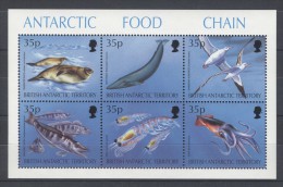 British Antarctic Territory - 1994 Food Chains Block MNH__(TH-3179) - Unused Stamps