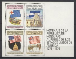 Honduras - 1976 USA Independence Block (3) MNH__(TH-759) - Honduras