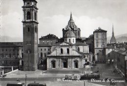 TORINO 1953 - DUOMO - CHIESA DI SAN GIOVANNI - TRAM - AUTO - C700 - Kirchen