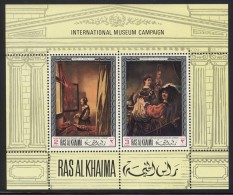 Ras Al Khaima - 1968 National Gallery Block (2) MNH__(FIL-9898) - Ras Al-Khaimah