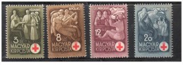 Ungheria - 1942 - Nuovo/new - Croce Rossa - Mi N. 691/94 - Unused Stamps