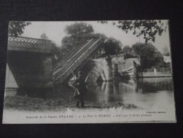 Le Pont De MERIEL (Val-d'Oise) - Militaire - Animée - Correspondance - Meriel