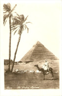 Cairo The Chefren Pyramid De Khephren Carte Photo(chameau) - Le Caire