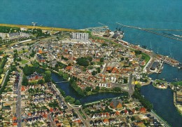 Delfzijl In Vogelvlocht. View And   Port - Hafen.    B-3036 - Delfzijl